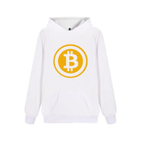 Digital currency Bitcoin Logo Hooded Sweatshirt Popular Cartoon Casual Warm Winter Hoodies Funny Prevailing bitcoin logo Clothes - Crypto gear and stuff