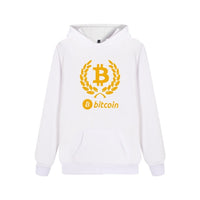 Digital currency Bitcoin Logo Hooded Sweatshirt Popular Cartoon Casual Warm Winter Hoodies Funny Prevailing bitcoin logo Clothes - Crypto gear and stuff