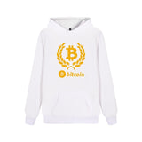 Digital currency Bitcoin Logo Hooded Sweatshirt Popular Cartoon Casual Warm Winter Hoodies Funny Prevailing bitcoin logo Clothes - Crypto gear and stuff
