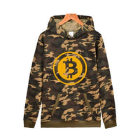 Digital currency Bitcoin Logo Hooded Sweatshirt Popular Cartoon Casual Warm Winter Hoodies Funny Prevailing bitcoin logo Clothes - Crypto gear and stuff