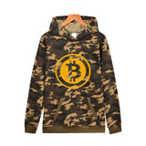 Digital currency Bitcoin Logo Hooded Sweatshirt Popular Cartoon Casual Warm Winter Hoodies Funny Prevailing bitcoin logo Clothes - Crypto gear and stuff