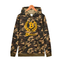 Digital currency Bitcoin Logo Hooded Sweatshirt Popular Cartoon Casual Warm Winter Hoodies Funny Prevailing bitcoin logo Clothes - Crypto gear and stuff