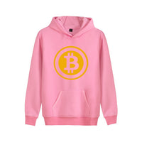 Digital currency Bitcoin Logo Hooded Sweatshirt Popular Cartoon Casual Warm Winter Hoodies Funny Prevailing bitcoin logo Clothes - Crypto gear and stuff