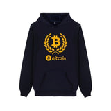 Digital currency Bitcoin Logo Hooded Sweatshirt Popular Cartoon Casual Warm Winter Hoodies Funny Prevailing bitcoin logo Clothes - Crypto gear and stuff