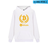 Two Step Bitcoin Hoodies Men Women Casual Clothing Brand Print Bitcoin Hooded Sweatshirts - Crypto gear and stuff