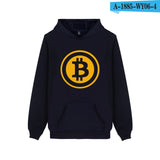 Two Step Bitcoin Hoodies Men Women Casual Clothing Brand Print Bitcoin Hooded Sweatshirts - Crypto gear and stuff