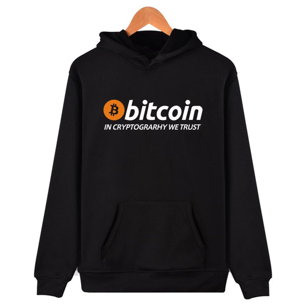Digital Currency Prevailing Bitcoin Hoody Sweatshirts Autumn Winter Hoodies Men Hooded Streetwear Virtual Funny Capless Pullover - Crypto gear and stuff