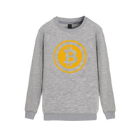 Digital Currency Prevailing Bitcoin Hoody Sweatshirts Autumn Winter Hoodies Men Hooded Streetwear Virtual Funny Capless Pullover - Crypto gear and stuff