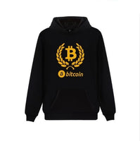 Digital Currency Prevailing Bitcoin Hoody Sweatshirts Autumn Winter Hoodies Men Hooded Streetwear Virtual Funny Capless Pullover - Crypto gear and stuff