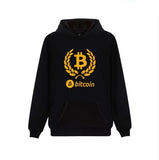 Digital Currency Prevailing Bitcoin Hoody Sweatshirts Autumn Winter Hoodies Men Hooded Streetwear Virtual Funny Capless Pullover - Crypto gear and stuff