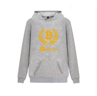 Digital Currency Prevailing Bitcoin Hoody Sweatshirts Autumn Winter Hoodies Men Hooded Streetwear Virtual Funny Capless Pullover - Crypto gear and stuff