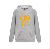 Digital Currency Prevailing Bitcoin Hoody Sweatshirts Autumn Winter Hoodies Men Hooded Streetwear Virtual Funny Capless Pullover - Crypto gear and stuff