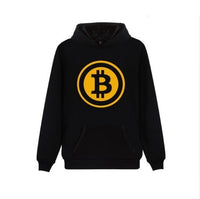 Digital Currency Prevailing Bitcoin Hoody Sweatshirts Autumn Winter Hoodies Men Hooded Streetwear Virtual Funny Capless Pullover - Crypto gear and stuff