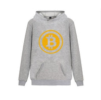 Digital Currency Prevailing Bitcoin Hoody Sweatshirts Autumn Winter Hoodies Men Hooded Streetwear Virtual Funny Capless Pullover - Crypto gear and stuff