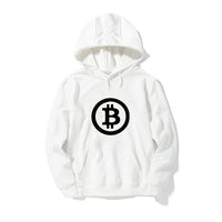 Digital currency Bitcoin Logo Printed Hoodies Plus Size XS-3XL Sweatshirts for Men Women Long Sleeve Male Female Funny Hoodie - Crypto gear and stuff