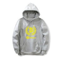 Digital currency Bitcoin Logo Printed Hoodies Plus Size XS-3XL Sweatshirts for Men Women Long Sleeve Male Female Funny Hoodie - Crypto gear and stuff