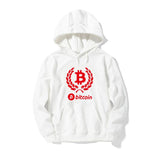Digital currency Bitcoin Logo Printed Hoodies Plus Size XS-3XL Sweatshirts for Men Women Long Sleeve Male Female Funny Hoodie - Crypto gear and stuff
