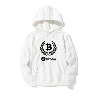 Digital currency Bitcoin Logo Printed Hoodies Plus Size XS-3XL Sweatshirts for Men Women Long Sleeve Male Female Funny Hoodie - Crypto gear and stuff
