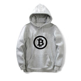 Digital currency Bitcoin Logo Printed Hoodies Plus Size XS-3XL Sweatshirts for Men Women Long Sleeve Male Female Funny Hoodie - Crypto gear and stuff