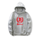 Digital currency Bitcoin Logo Printed Hoodies Plus Size XS-3XL Sweatshirts for Men Women Long Sleeve Male Female Funny Hoodie - Crypto gear and stuff