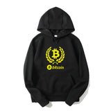 Digital currency Bitcoin Logo Printed Hoodies Plus Size XS-3XL Sweatshirts for Men Women Long Sleeve Male Female Funny Hoodie - Crypto gear and stuff