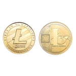 Gold Silver Bitcoin New Year Gift for Friends Gold-Plated Physical Bitcoins Collectible Coin Souvenir Decor Home Ornament - Crypto gear and stuff