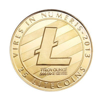 Gold Silver Bitcoin New Year Gift for Friends Gold-Plated Physical Bitcoins Collectible Coin Souvenir Decor Home Ornament - Crypto gear and stuff