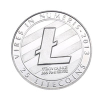 Gold Silver Bitcoin New Year Gift for Friends Gold-Plated Physical Bitcoins Collectible Coin Souvenir Decor Home Ornament - Crypto gear and stuff