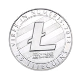 Gold Silver Bitcoin New Year Gift for Friends Gold-Plated Physical Bitcoins Collectible Coin Souvenir Decor Home Ornament - Crypto gear and stuff