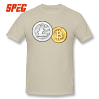Mens lite coin t shirts many colors to choose from free shipping - Crypto gear and stuff