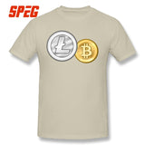 Mens lite coin t shirts many colors to choose from free shipping - Crypto gear and stuff