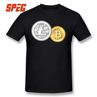 Mens lite coin t shirts many colors to choose from free shipping - Crypto gear and stuff