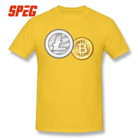 Mens lite coin t shirts many colors to choose from free shipping - Crypto gear and stuff