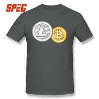 Mens lite coin t shirts many colors to choose from free shipping - Crypto gear and stuff