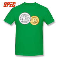 Mens lite coin t shirts many colors to choose from free shipping - Crypto gear and stuff