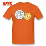 Mens lite coin t shirts many colors to choose from free shipping - Crypto gear and stuff