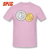 Mens lite coin t shirts many colors to choose from free shipping - Crypto gear and stuff