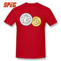 Mens lite coin t shirts many colors to choose from free shipping - Crypto gear and stuff