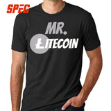 Mr. Litecoin Block Chain Cyrptocurrency Tee Shirt - Crypto gear and stuff