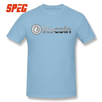 Mens T Shirts Litecoin 2018 100% Cotton free shippng - Crypto gear and stuff