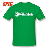 Mens Litecoin shirts litecoin Accepted Here 100% Cotton T-Shirt - Crypto gear and stuff
