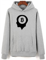 Bitcoin Hoodies With Zipper Men Women Casual Clothing Brand Print Bitcoin Hooded Sweatshirts - Crypto gear and stuff
