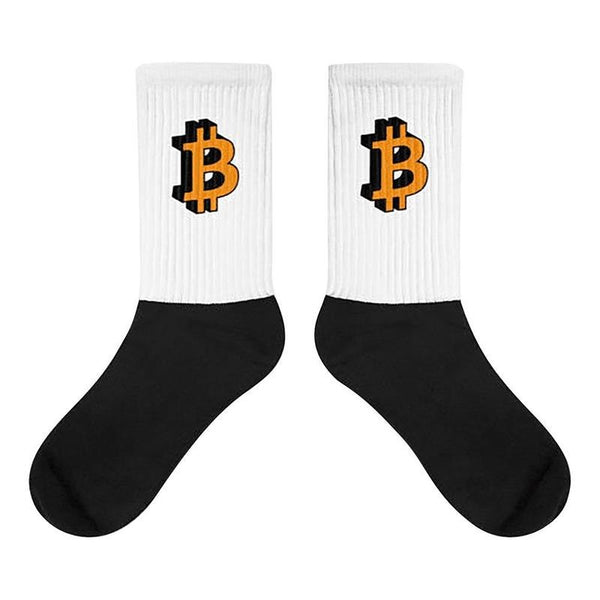 Order this cool crypto socks today and enjoy free shippping bitcoin logo - Crypto gear and stuff