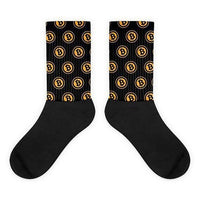 Buy this cool bitcon socks back and gold FREE SHIPPING - Crypto gear and stuff