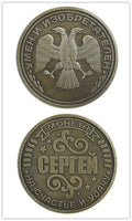 Metal Gold-Plated Bitcoins Collect Coin Eagle Heart Pattern Bronze Coin Home Party New Year Gift Home Decor Crafts - Crypto gear and stuff