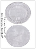 Bitcoin Commemorative Coin BTC Collectible Gold Silver Plated Bitcoin Coin The Last Supper Coin Art Physical Collection Gift - Crypto gear and stuff
