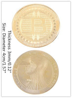 Bitcoin Commemorative Coin BTC Collectible Gold Silver Plated Bitcoin Coin The Last Supper Coin Art Physical Collection Gift - Crypto gear and stuff