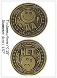 Bitcoin Commemorative Coin BTC Collectible Gold Silver Plated Bitcoin Coin The Last Supper Coin Art Physical Collection Gift - Crypto gear and stuff