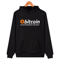 New Bitcoin In Cryptograrhy We Trust Hoodies Men Women Casual Pullover Bitcoin Clothing Hooded Sweatshirts - Crypto gear and stuff