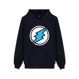 Electroneum Logo Print Hoodie Blockchain Electroneum Cotton Pullover Bitcoin Electroneum cryptocurrencies Men Winter clothes - Crypto gear and stuff